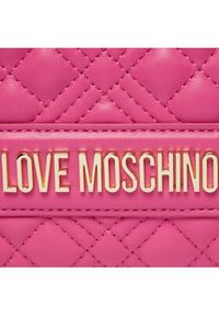 Love Moschino - LOVE MOSCHINO Torebka JC4161PP0HLA0604 Różowy. Kolor: różowy. Materiał: skórzane #5