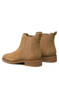 Clarks Sztyblety Cologne Arlo 2 261747684 Beżowy. Kolor: beżowy. Materiał: zamsz, skóra #3