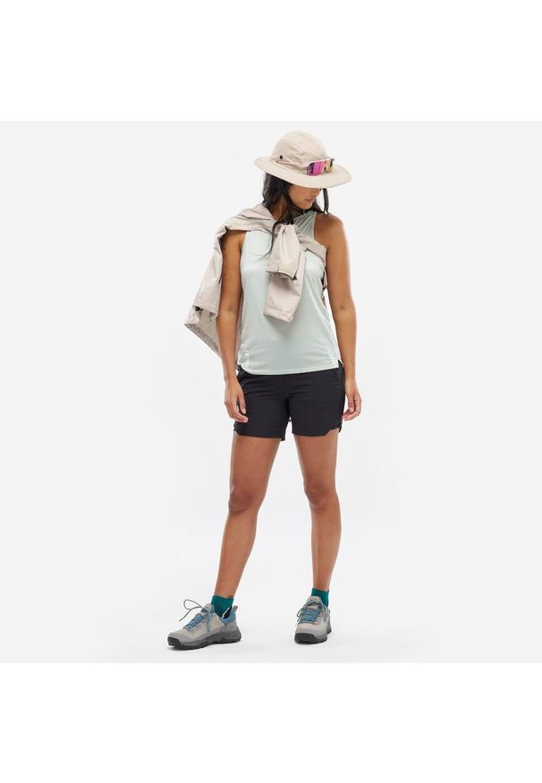 Koszulka damska tank top Millet Wanaka Light Tank W ahletic fit. Kolor: zielony. Materiał: tkanina