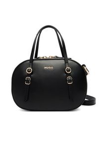 Hugo - HUGO Torebka 50563025 Czarny. Kolor: czarny. Materiał: skórzane #4