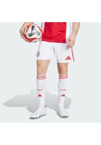 Adidas - Szorty Ajax Amsterdam 25/26 Home. Kolor: biały. Sport: piłka nożna