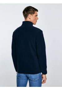 Big-Star - Bluza męska polarowa rozpinana granatowa Malkom 403. Kolor: niebieski. Materiał: polar. Sezon: jesień, lato, wiosna, zima