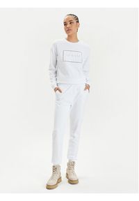 Armani Exchange Spodnie dresowe 3DYP82 YJFDZ 1000 Biały Regular Fit. Kolor: biały. Materiał: bawełna #3