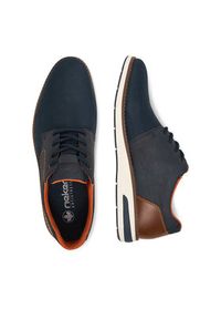 Rieker Półbuty 11301-14 Granatowy. Kolor: niebieski. Materiał: materiał #5