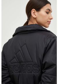 adidas Performance kurtka damska kolor czarny przejściowa. Kolor: czarny. Materiał: materiał #1