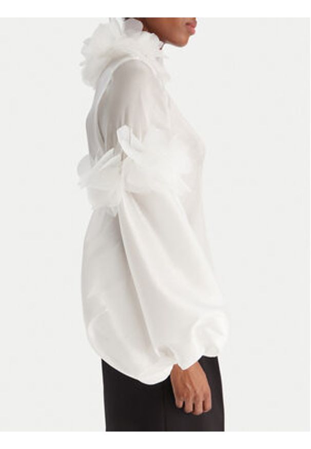 Babylon Koszula S00303 Biały Regular Fit. Kolor: biały. Materiał: syntetyk