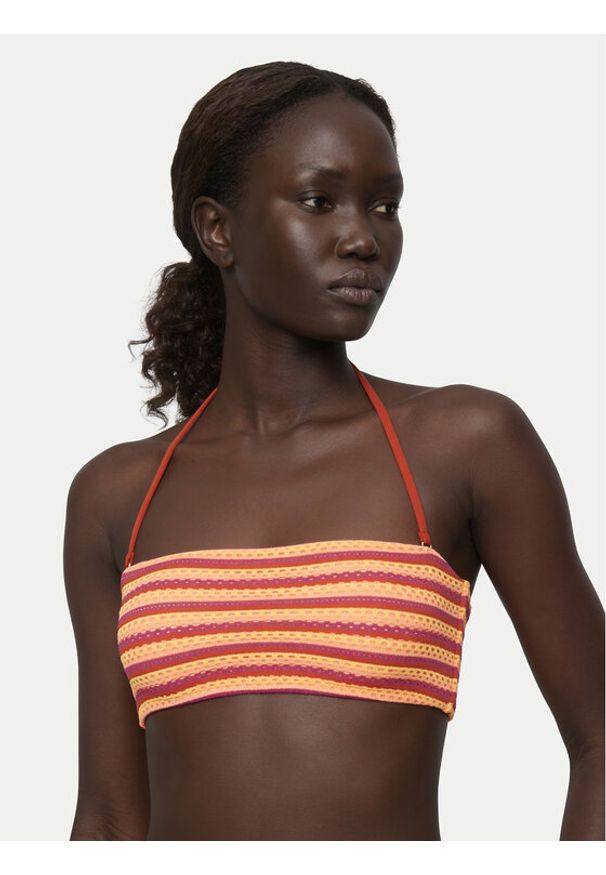 Seafolly Góra od bikini Calypso 31319-247 Pomarańczowy. Kolor: pomarańczowy. Materiał: syntetyk