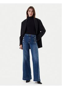 ViCOLO Jeansy DF5076 Niebieski Wide Leg. Kolor: niebieski #5
