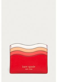 Kate Spade - Portfel skórzany. Kolor: czerwony. Materiał: skóra #1