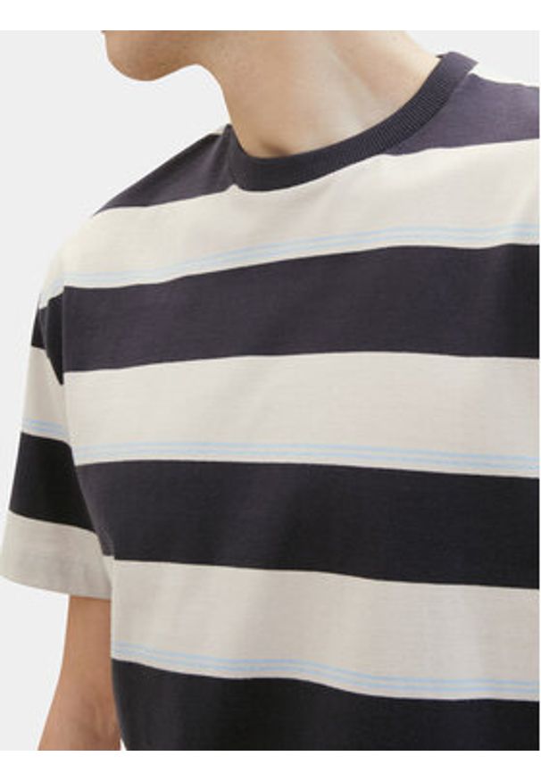 Tom Tailor Denim T-Shirt 1040844 Beżowy Relaxed Fit. Kolor: beżowy. Materiał: bawełna