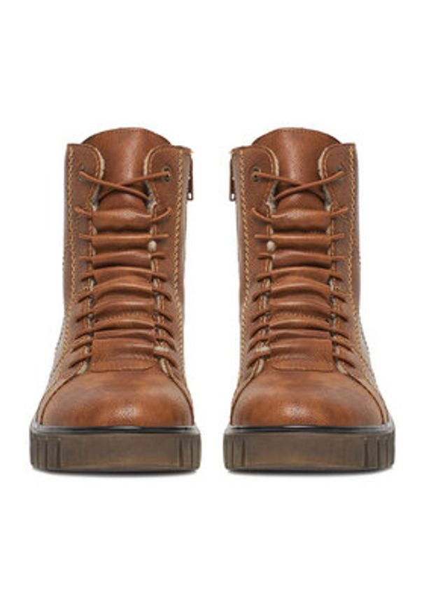 Rieker Trzewiki CEO-Y3420-24 Brązowy. Kolor: brązowy. Materiał: materiał