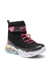 skechers - Sneakersy Skechers Love to Shine 302661L/BKHP Black/Hot Pink. Kolor: czarny. Materiał: materiał #1