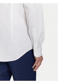 TOMMY HILFIGER - Tommy Hilfiger Koszula MW0MW39573 Biały Slim Fit. Kolor: biały. Materiał: bawełna #4