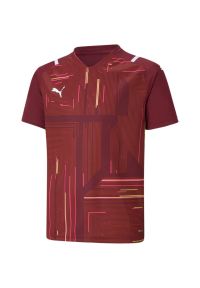 Podkoszulek Puma Teamultimate Jersey Jr, Dzieci. Kolor: czerwony. Materiał: jersey