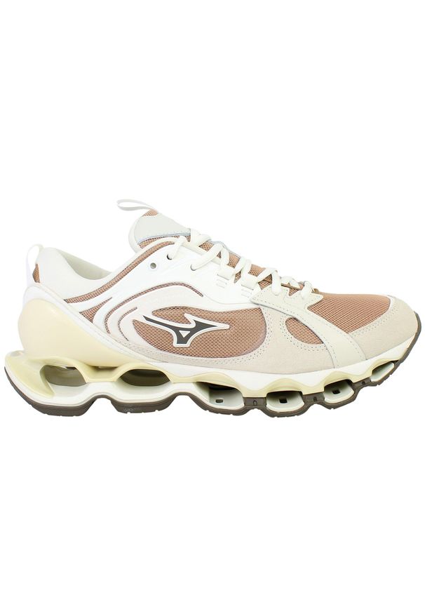 Buty Mizuno Wave Prophecy Βeta 2 tiger's eye/major. Kolor: biały. Model: Mizuno Wave. Sport: bieganie