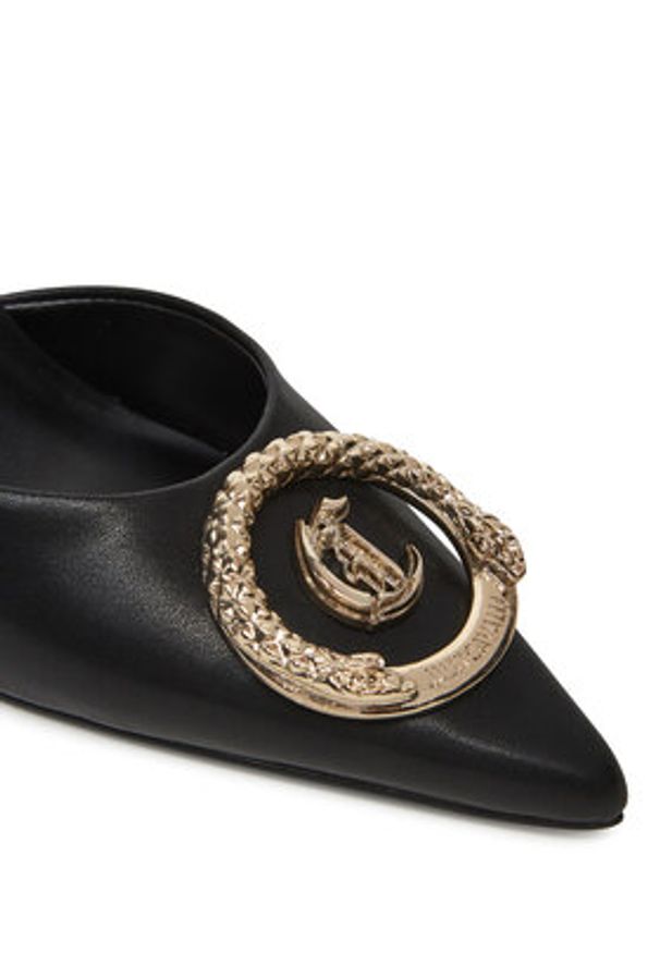 Just Cavalli Szpilki 78RA3S12 ZP273 Czarny. Kolor: czarny. Materiał: skóra. Obcas: na szpilce