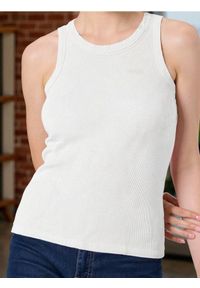 Sinsay - Tank top - biały. Kolor: biały #1