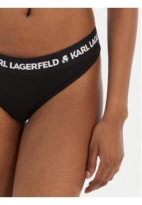 Karl Lagerfeld - KARL LAGERFELD Stringi A1W47008 Czarny. Kolor: czarny. Materiał: lyocell #4