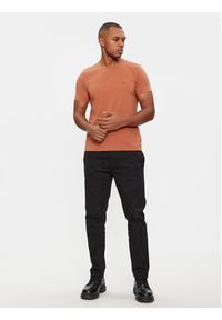 Calvin Klein T-Shirt K10K112724 Pomarańczowy Slim Fit. Kolor: pomarańczowy. Materiał: bawełna