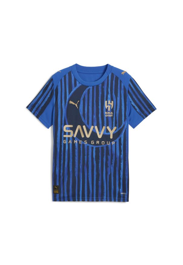 Puma - Młodzieżowa koszulka KIDSUPER × AL-HILAL SFC PUMA Blue Intense Club Navy. Kolor: niebieski
