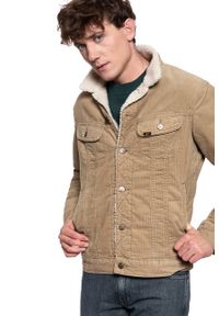 Lee - KURTKA ZIMOWA LEE SHERPA RIDER ANTILOPE L87AFA30. Materiał: sztruks. Sezon: zima #4