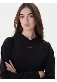 Hugo Bluza 50490594 Czarny Relaxed Fit. Kolor: czarny. Materiał: bawełna #2