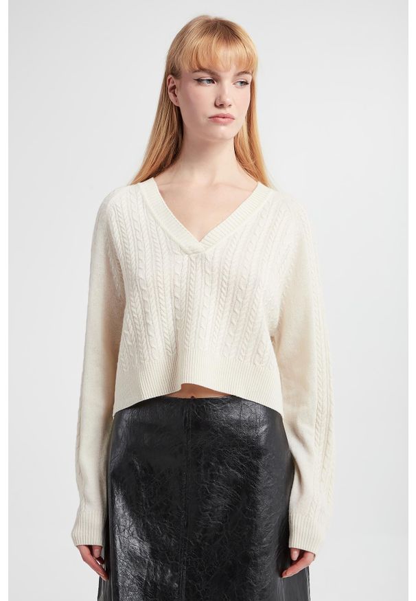 Marella - Sweter damski wełniany Malibu MARELLA. Materiał: wełna