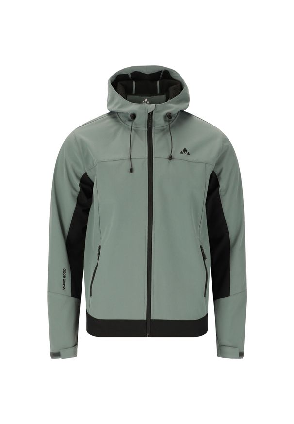 Kurtka wodoodporna Whistler Ryder W-Pro 8000. Kolor: zielony. Materiał: softshell. Sport: turystyka piesza