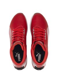 Adidasy Puma Ferrari Race Kart Cat-X Mid, Mężczyźni. Kolor: czerwony. Materiał: skóra ekologiczna, materiał