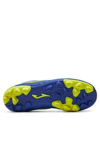 Joma Buty do piłki nożnej Toledo Jr TOJW2404HG Niebieski. Kolor: niebieski. Materiał: skóra #3