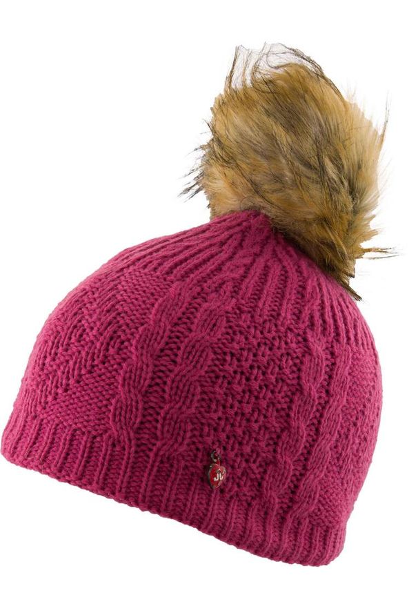 XJAGD - Dziecięcy kapelusz zimowy Dainty Fuxia 7-10 lat. Kolor: różowy. Materiał: akryl. Sezon: zima, lato. Styl: elegancki