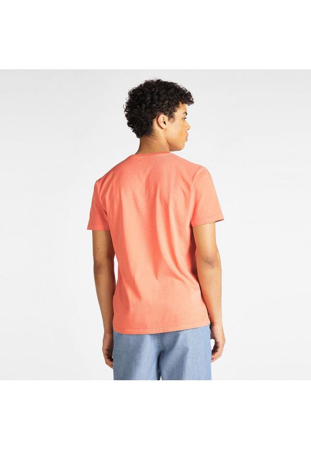 Lee - T-SHIRT MĘSKI LEE FLORAL GRAPHIC TEE PAPRIKA L60KETNI 112113397