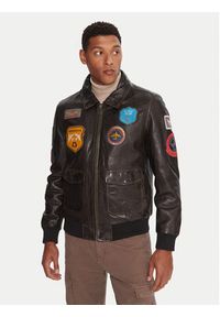 Milestone Kurtka skórzana MSMatti 531070 60400 Czarny Regular Fit. Kolor: czarny. Materiał: skóra #7