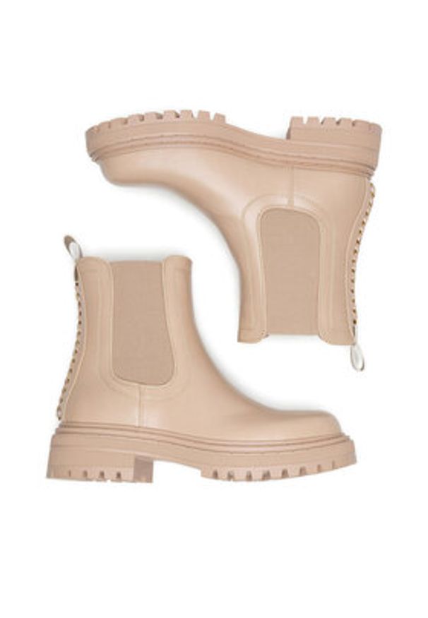 Jenny Fairy Sztyblety HY60208-1 Beżowy. Kolor: beżowy. Materiał: materiał