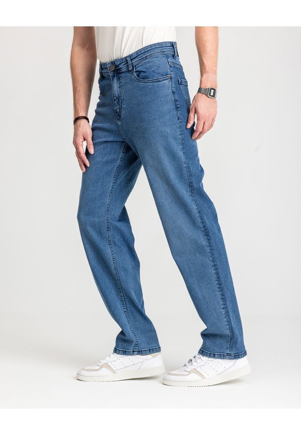 MARCUS - Męskie Spodnie Jeansowe Marcus Jason 2177 Jeans Dry Blue Wash 14-200320