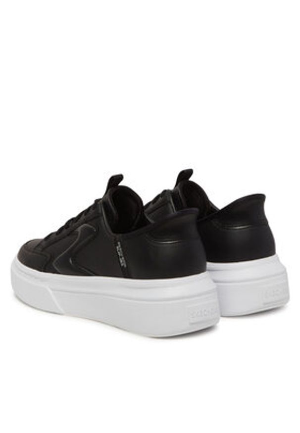 skechers - Skechers Sneakersy Cordova Classic 185081/BKW Czarny. Kolor: czarny. Materiał: skóra