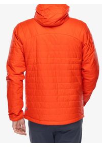 Fjällräven - Kurtka ocieplana męska Fjallraven Expedition X-latt Hoodie. Kolor: pomarańczowy. Materiał: puch. Sport: turystyka piesza