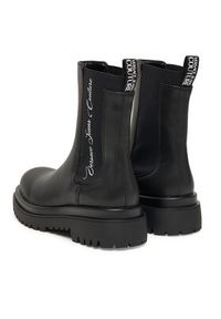 Versace Jeans Couture Sztyblety 79VA3S60 Czarny. Kolor: czarny. Materiał: skóra #4