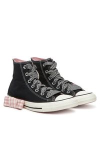 Converse Trampki Chuck Taylor All Star Gingham A13661C Czarny. Kolor: czarny. Materiał: materiał