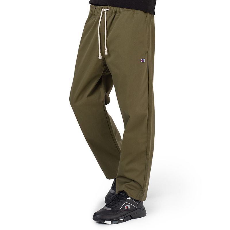 Elasticated Cuffs Reverse Weave Joggers