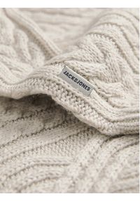 Jack & Jones - Jack&Jones Sweter Blusean 12283486 Beżowy Regular Fit. Kolor: beżowy. Materiał: bawełna
