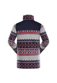 ALPINE PRO - Bluza męska polarowa ciepła Alpine Pro Eflin. Kolor: czerwony. Materiał: polar. Sport: turystyka piesza, wspinaczka