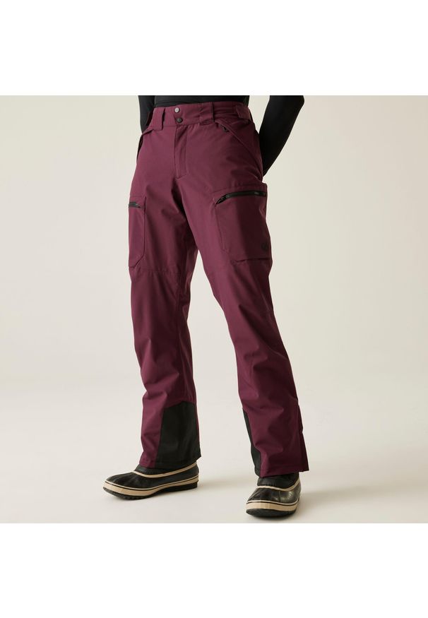 DARE 2B - Spodnie narciarskie męskie z membraną Baseplate II Dare 2b. Kolor: fioletowy. Materiał: tkanina. Sezon: zima. Sport: narciarstwo