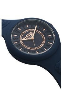 Versus Versace - Zegarek VSPOQ4019. Kolor: niebieski. Materiał: syntetyk, tworzywo sztuczne, materiał #3