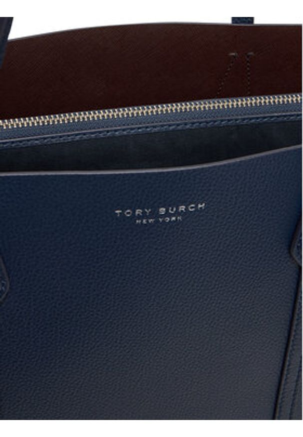Tory Burch Torebka Perry 169476 Niebieski. Kolor: niebieski. Materiał: skórzane