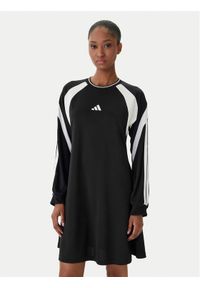 Adidas - adidas Sukienka codzienna House Of Tiro KB4074 Czarny Regular Fit. Okazja: na co dzień. Kolor: czarny. Materiał: syntetyk. Typ sukienki: proste. Styl: casual #1