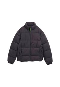 bonprix - Kurtka puchowa Tom Tailor. Kolor: czarny. Materiał: puch
