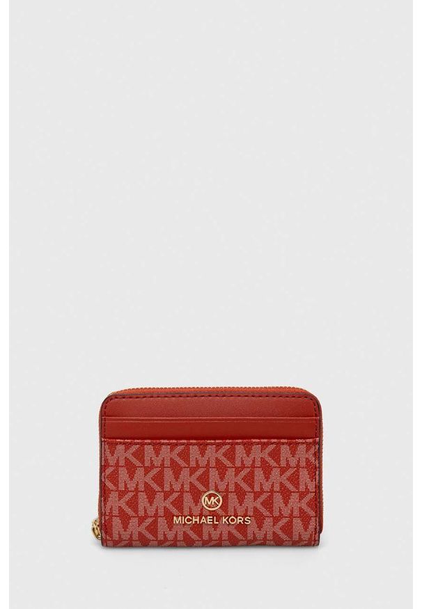 MICHAEL Michael Kors portfel damski kolor bordowy. Kolor: czerwony