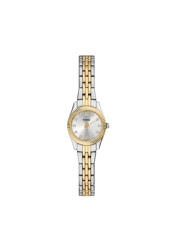Fossil Zegarek Scarlette ES5473 Złoty. Kolor: złoty