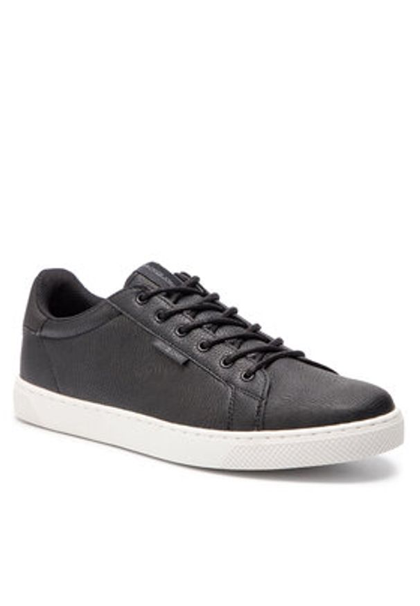 Jack & Jones - Jack&Jones Sneakersy Jfwtrent 12150724 Czarny. Kolor: czarny. Materiał: skóra